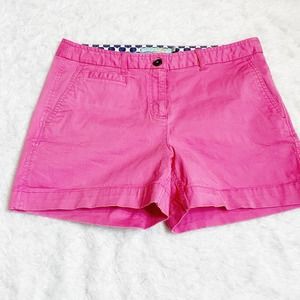 Boden 9 Inch Pink Chino Shorts Size 6